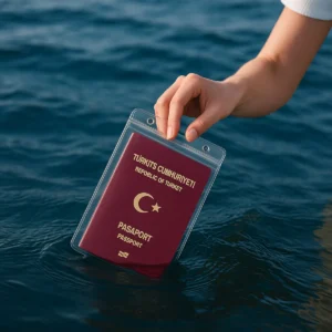 Gempo %100 Su Geçirmez Şeffaf Pasaport Kılıfı – Seyahatleriniz İçin Güvenli ve Şık Koruma
